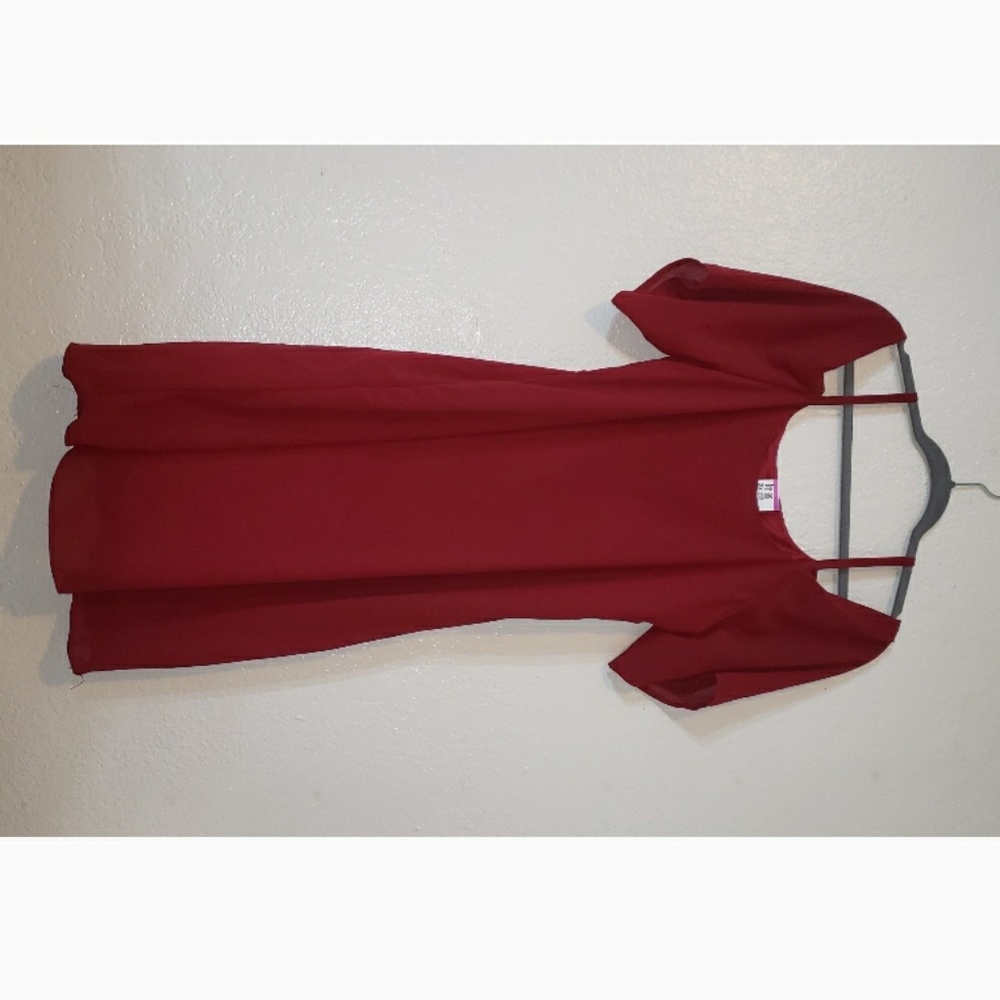 Wine Colord Dress